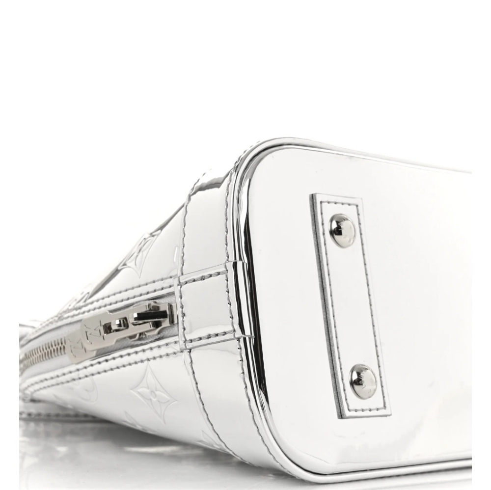 Louis Vuitton ALMA BB Silver Miroir New & Rare - Picture 8 of 16